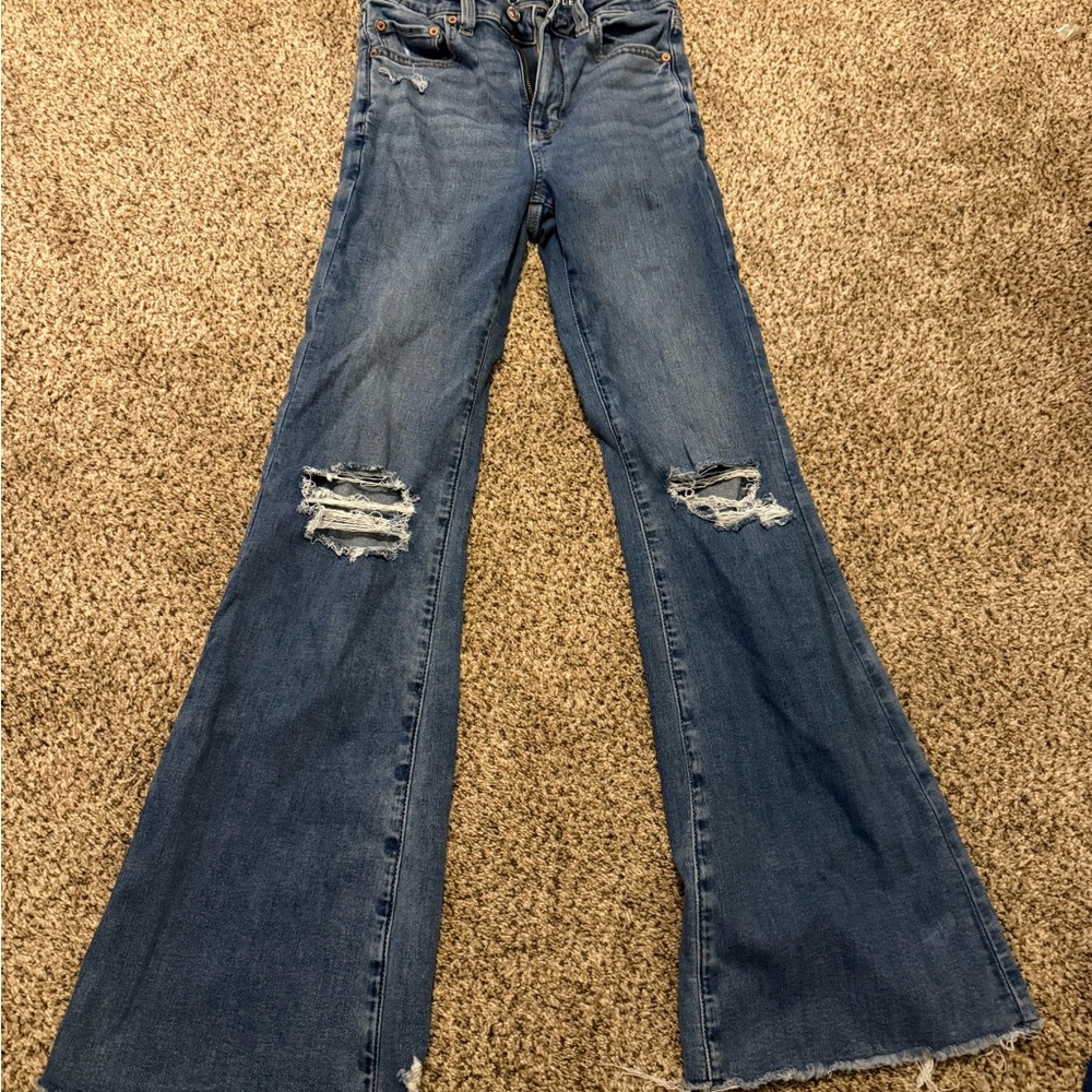 American Eagle Outfitters Blue Boot Cut Jeans